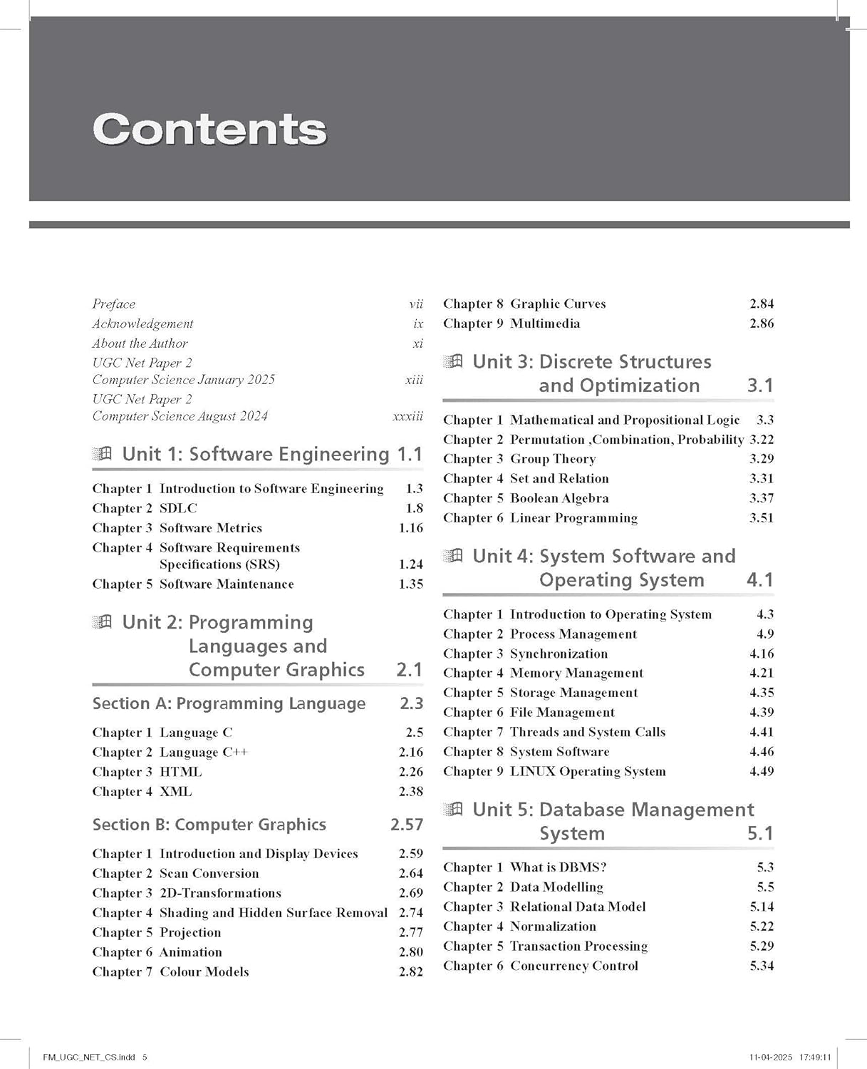 UGC NET & JRF Computer Science 2025 – Paper 2 Guide by Pearson | Includes Jan 2025 & Aug 2024 Solved Papers | 3470+ Practice Questions Thumbnail 3
