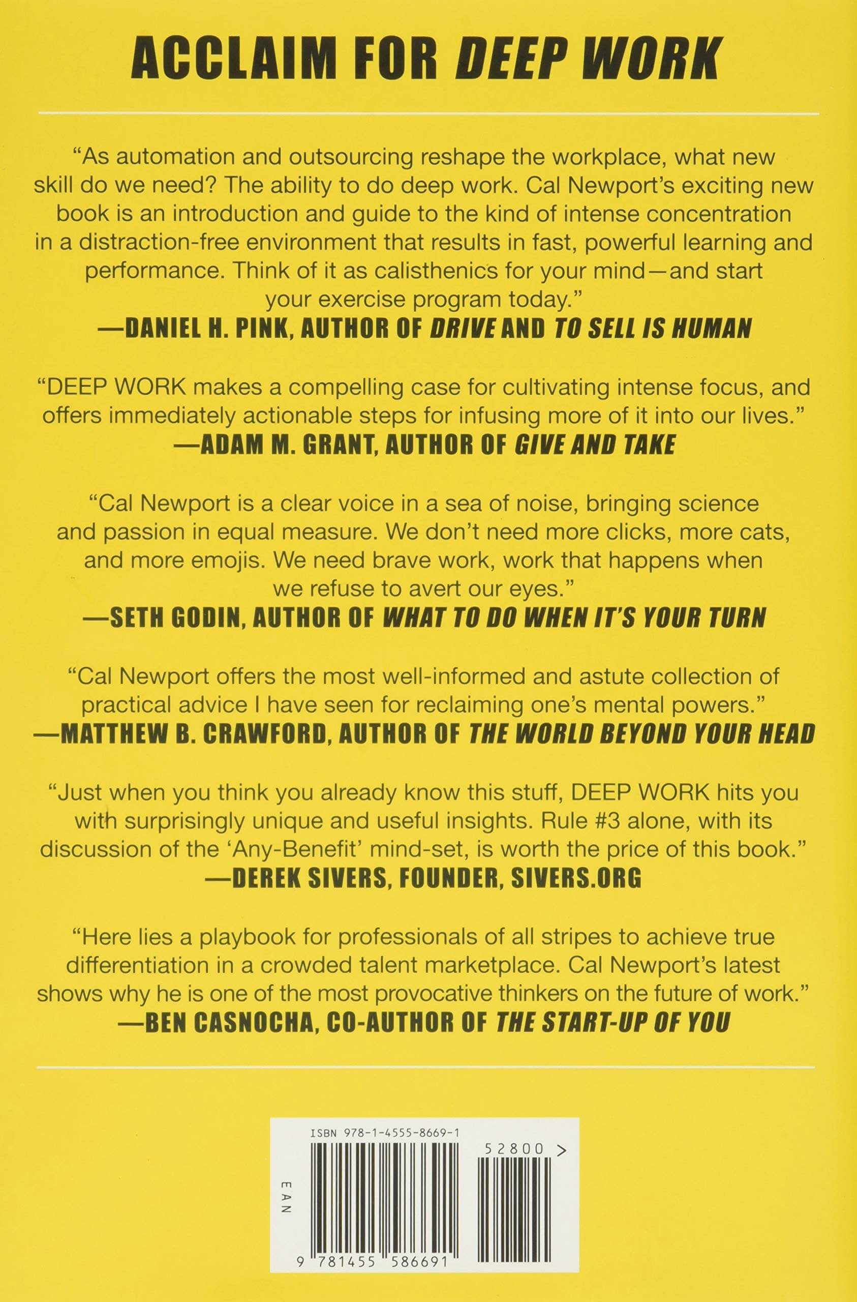 Deep Work by Cal Newport: Rules for Focused Success in a Distracted World Thumbnail 4