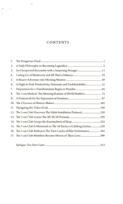 The 5 AM Club by Robin Sharma: Own Your Morning, Elevate Your Life (Paperback, 2018) Thumbnail 3