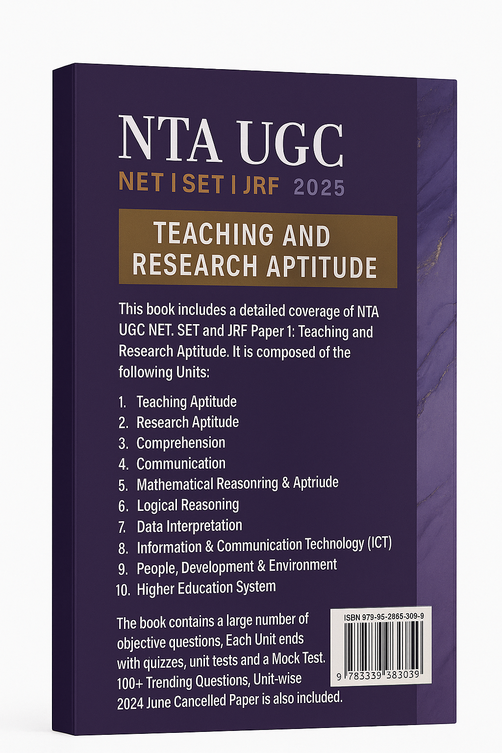 Pearson NTA UGC NET 2025 Paper 1 by KVS Madaan | Teaching & Research Aptitude | 3500+ Practice Questions | Unit-wise PYQs | NET/SET/JRF Preparation Book with Online Tests (Pearson MyInsights) Thumbnail 4
