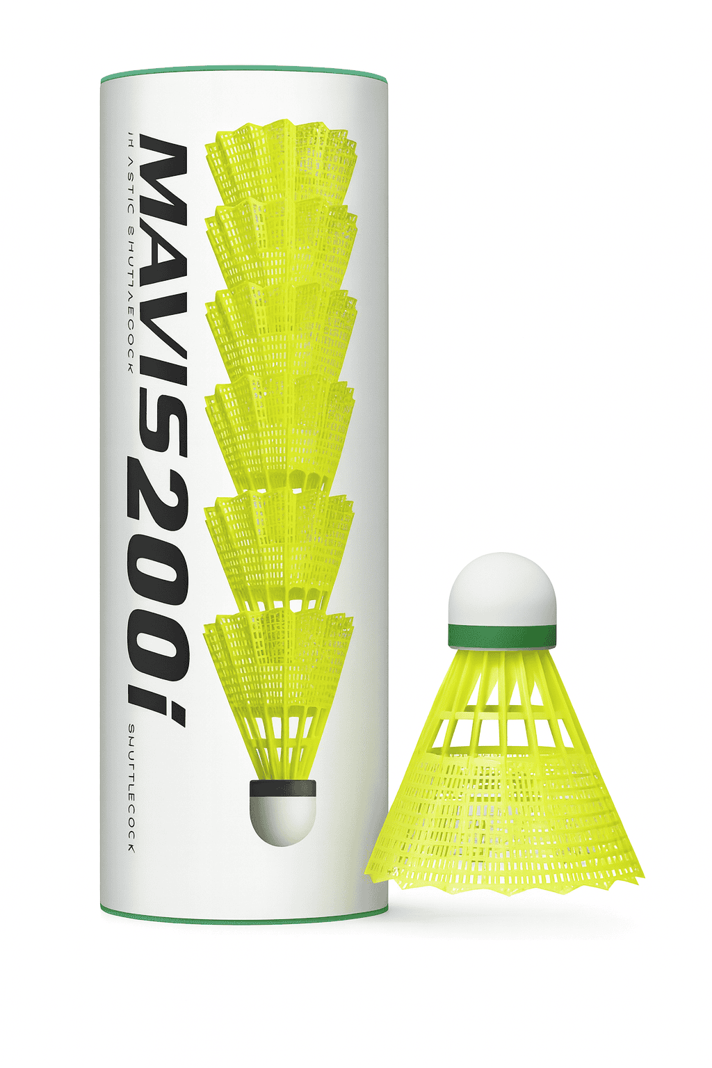 Yonex Mavis 200i Nylon Badminton Shuttlecock (Pack of 6, Yellow) | Durable, Fast Recovery, and Stable Flight Performance Thumbnail 2
