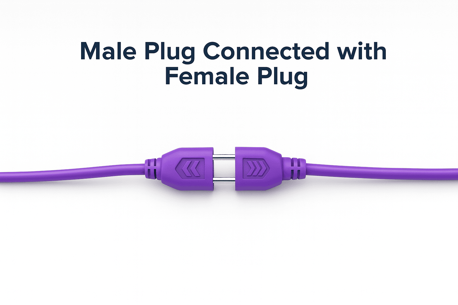 NewD$K Jointer Wire for LED/Rice Lights with Ladi Female Sockets – Ideal Connector for Festival Lights & Diwali Decorations Violet Cable with Violet Stripe (Tracer Line) Thumbnail 3