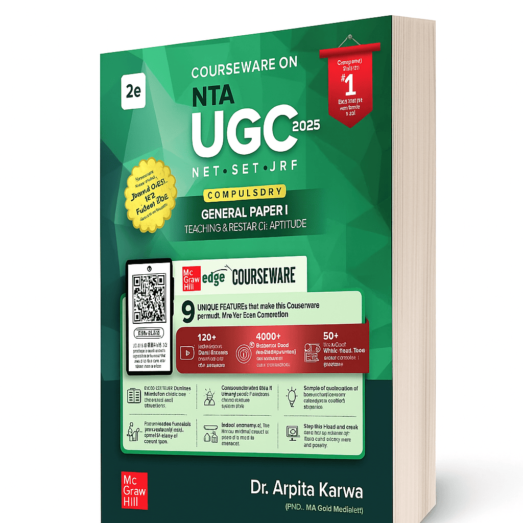 UGC NET Paper 1 2025 by Arpita Karwa | 4000+ Unit-wise Solved Questions (2014–June 2025) | Includes 2000 in Book + 2000 in eBook & McGraw Hill Edge Digital Resources Thumbnail 2