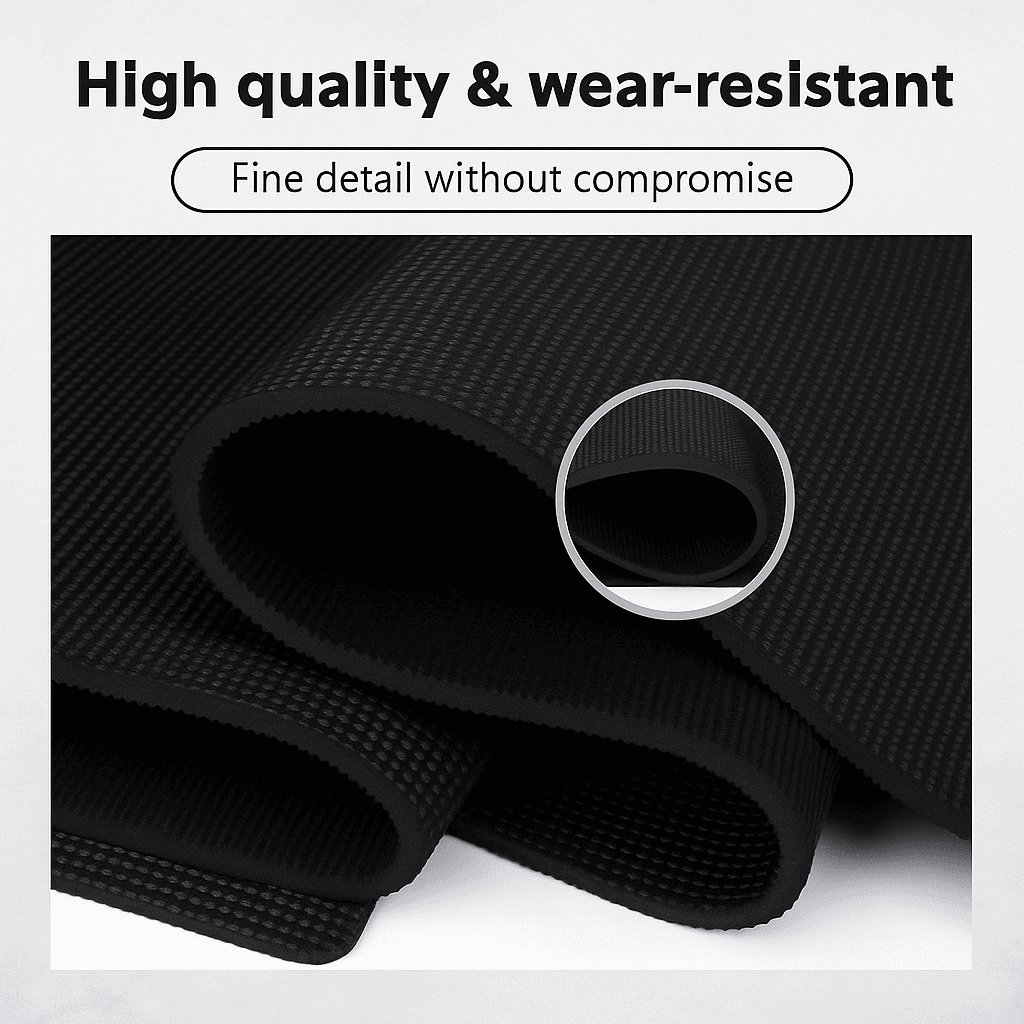 Quick Shel EVA Eco-Friendly Anti-Slip Yoga Mat for Home Workout, Exercise & Fitness – 6mm Thick with Carry Bag (Black) Thumbnail 5