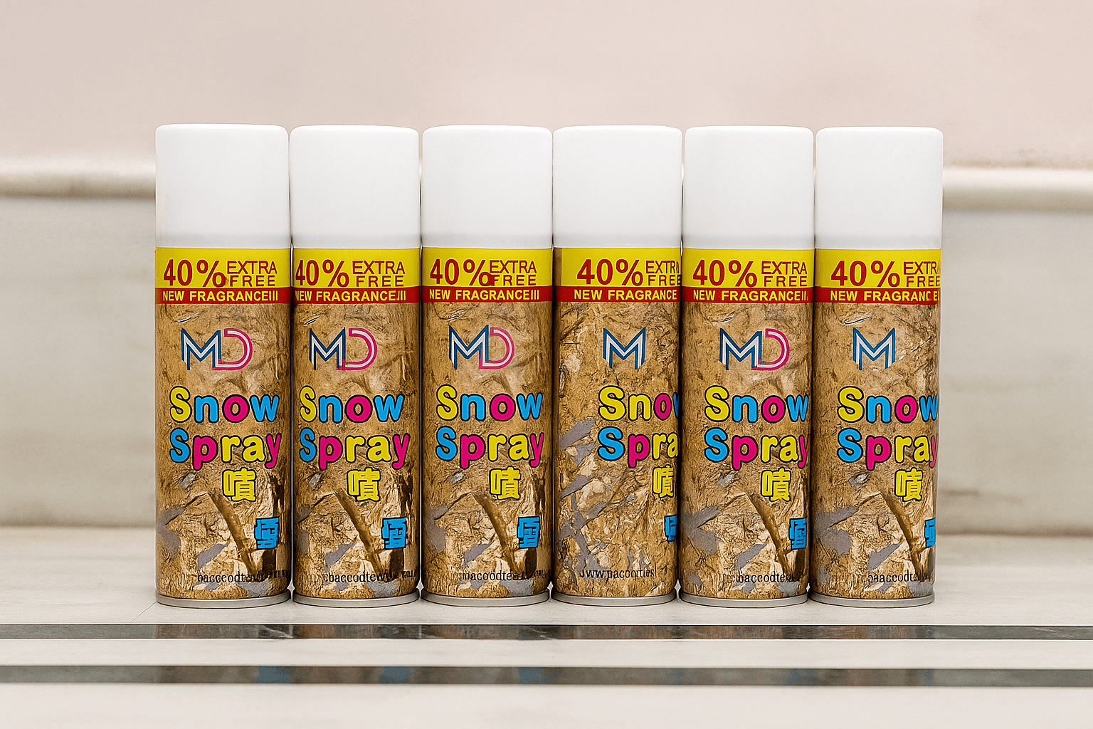 ENJOY 200ml Snow Spray (Set of 6) | Decorative Party Spray for Festivals, Weddings, and Fun Events