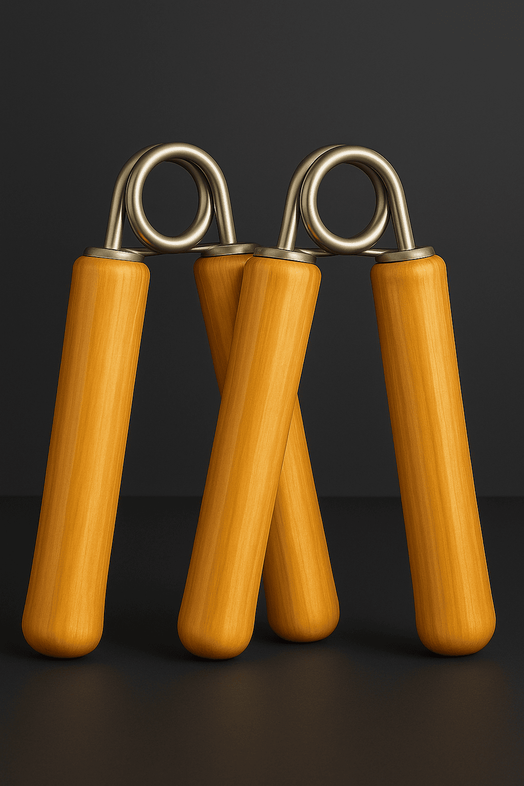 Quick Shel Wooden Hand Grip Strengthener for Forearm, Wrist & Finger Exercise – Adjustable Grip Trainer, Pack of 2